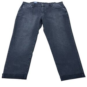 GAP Girlfriend Mid Rise Dark Gray Women's Straight Leg Jeans Women's Size 20 R